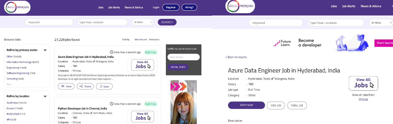 Streamlined Vacancy Advertising